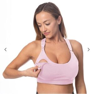 Seamless Pink Nursing Bra
